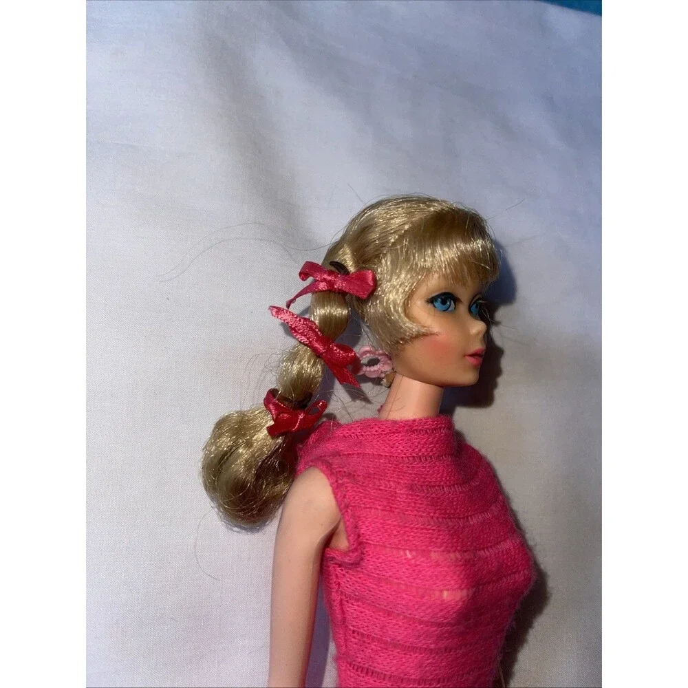 WORKS VTG Mattel Talking Barbie Doll Mexico Mod 1967 Repaired To Work Mint Hair